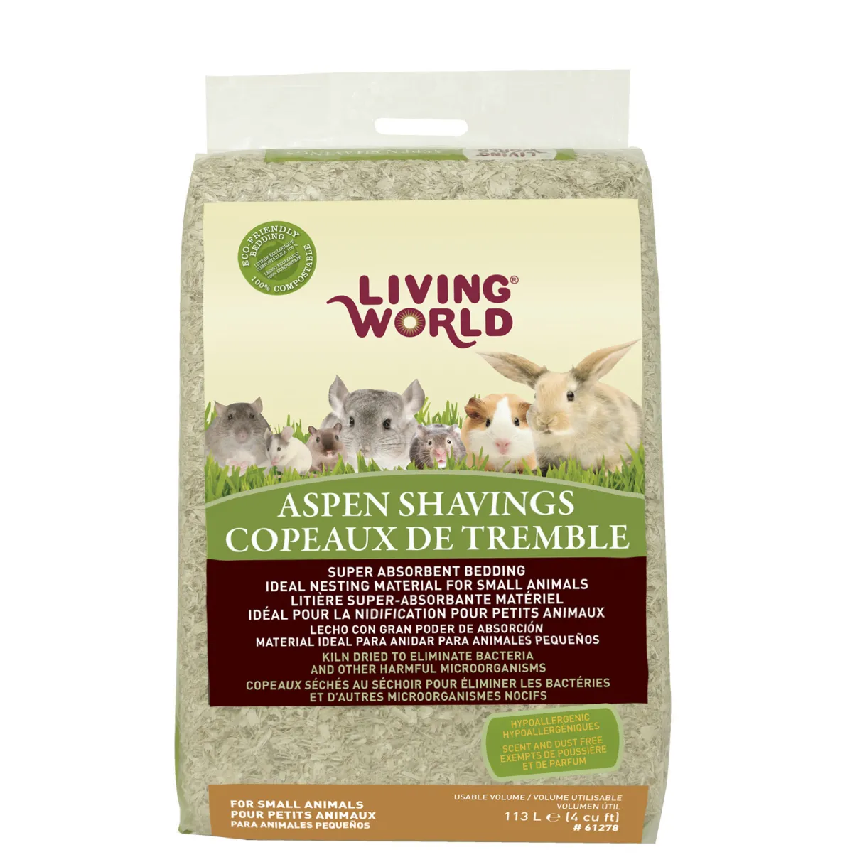 Aspen Shavings - 113 L (4 cu ft)
