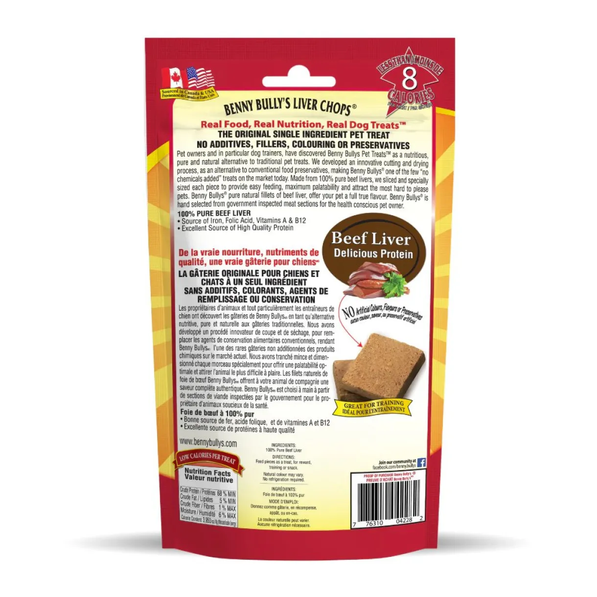 Benny Bully's Liver Chops Original 40g