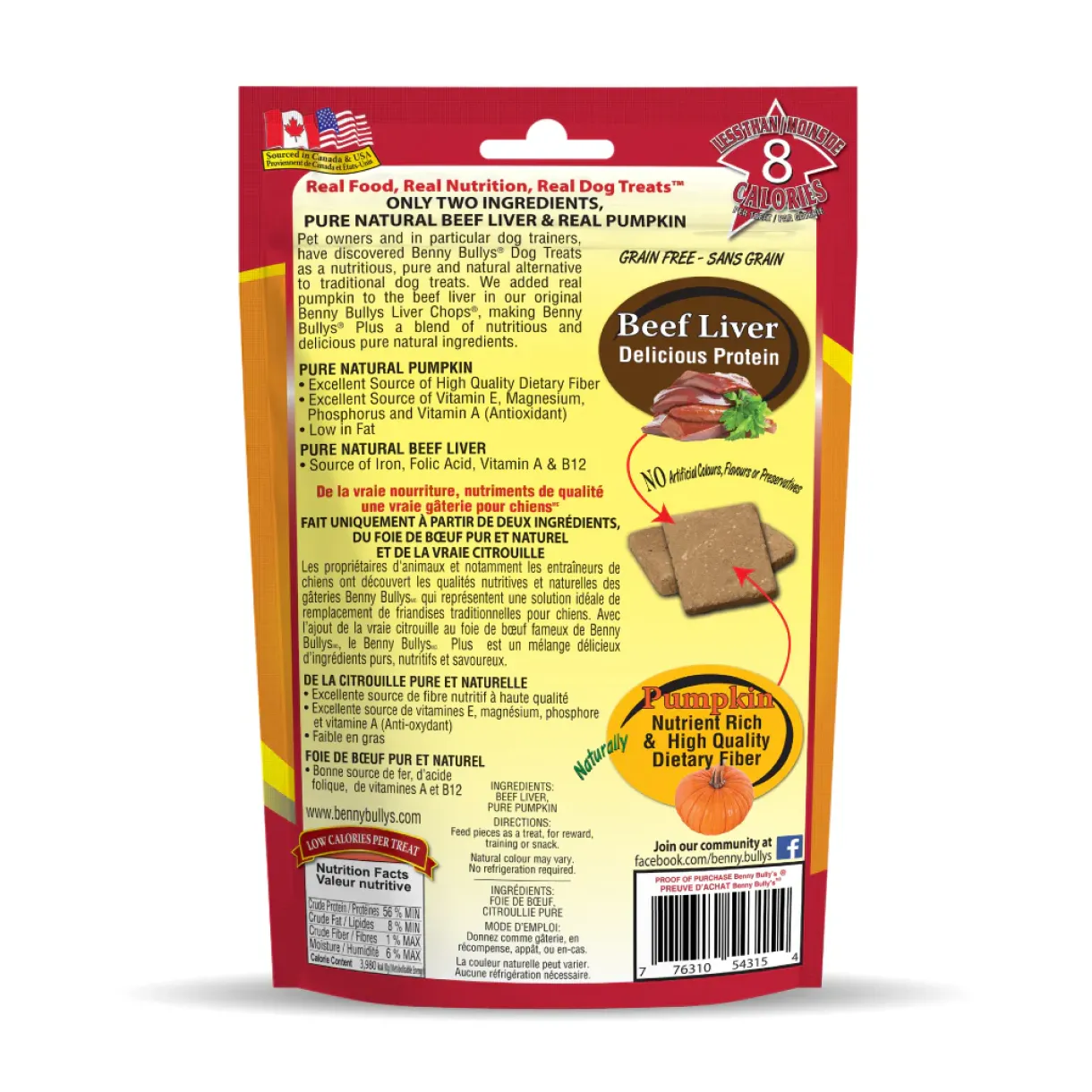 Benny Bully's Liver Plus Pumpkin 58g