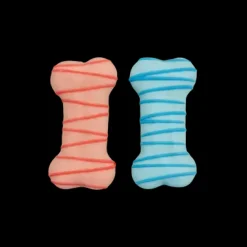 Birthday 3" Drizzled Bone Dog Cookie