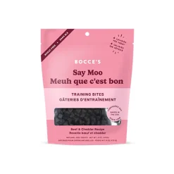Bocce's Bakery Say Moo Beef & Cheddar Training Bites 6oz