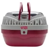 Carrier for Small Pets - Large - Red/Grey