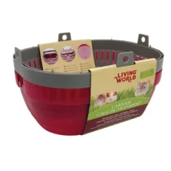 Carrier for Small Pets - Large - Red/Grey