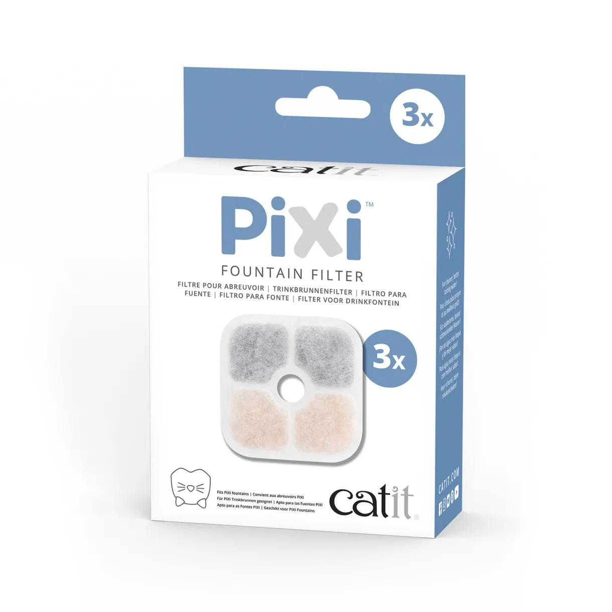 Catit PIXI Fountain Cartridges 3 pack
