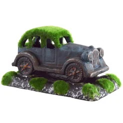 Ceramic Car Mossy Buggy Aquarium Ornament