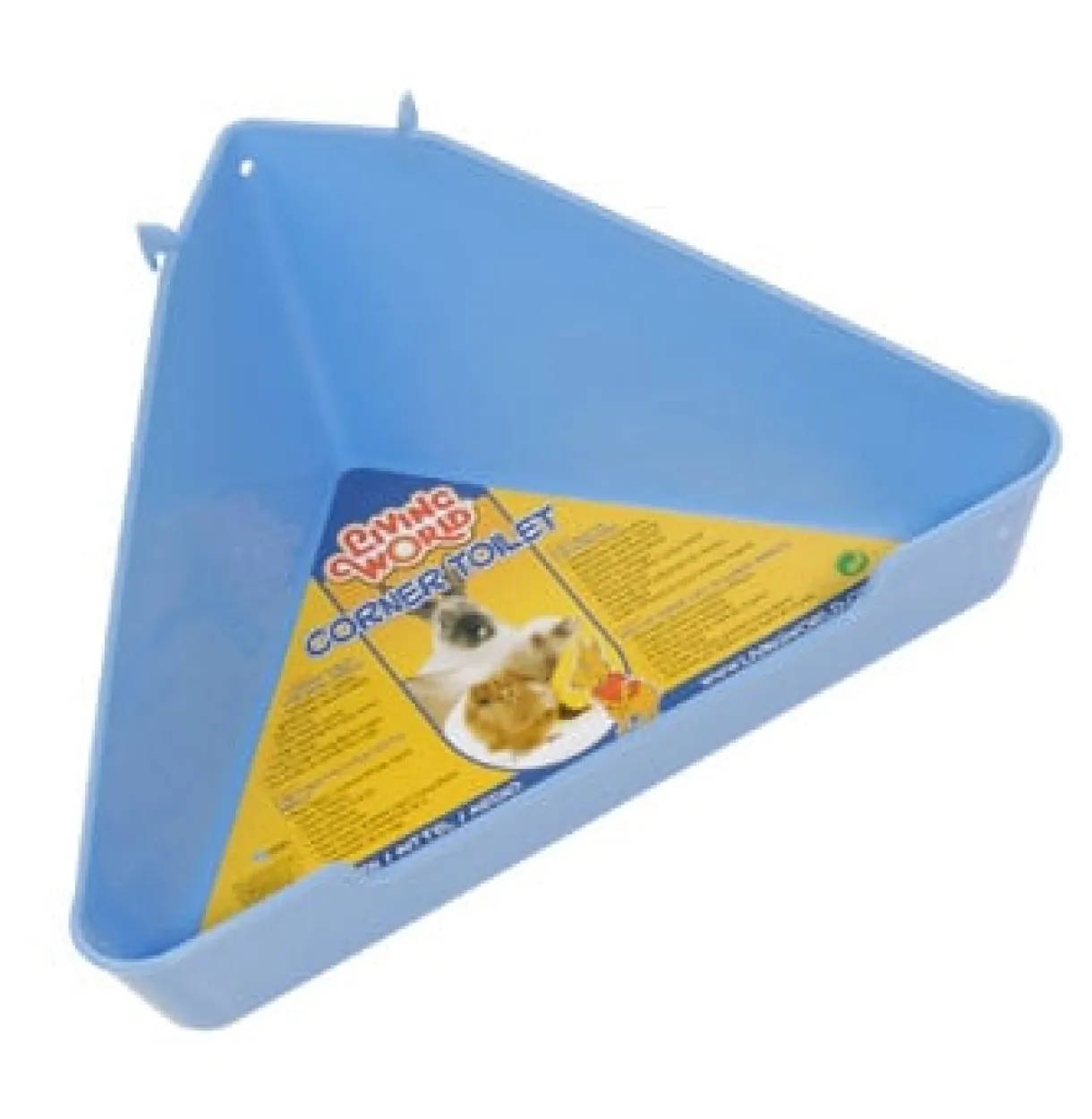 Corner Toilet - Medium - Light Blue