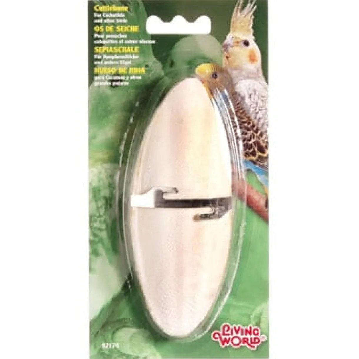 Cuttlebone with Holder - Medium - 13.5 - 15 cm (5" - 6")