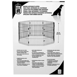 Dogit Outdoor Playpen - Large - 60 x 91 cm (23.6 x 35.8 in)