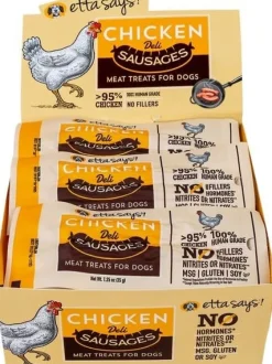 Etta Says! Chicken Deli Sausages for Dogs 35g