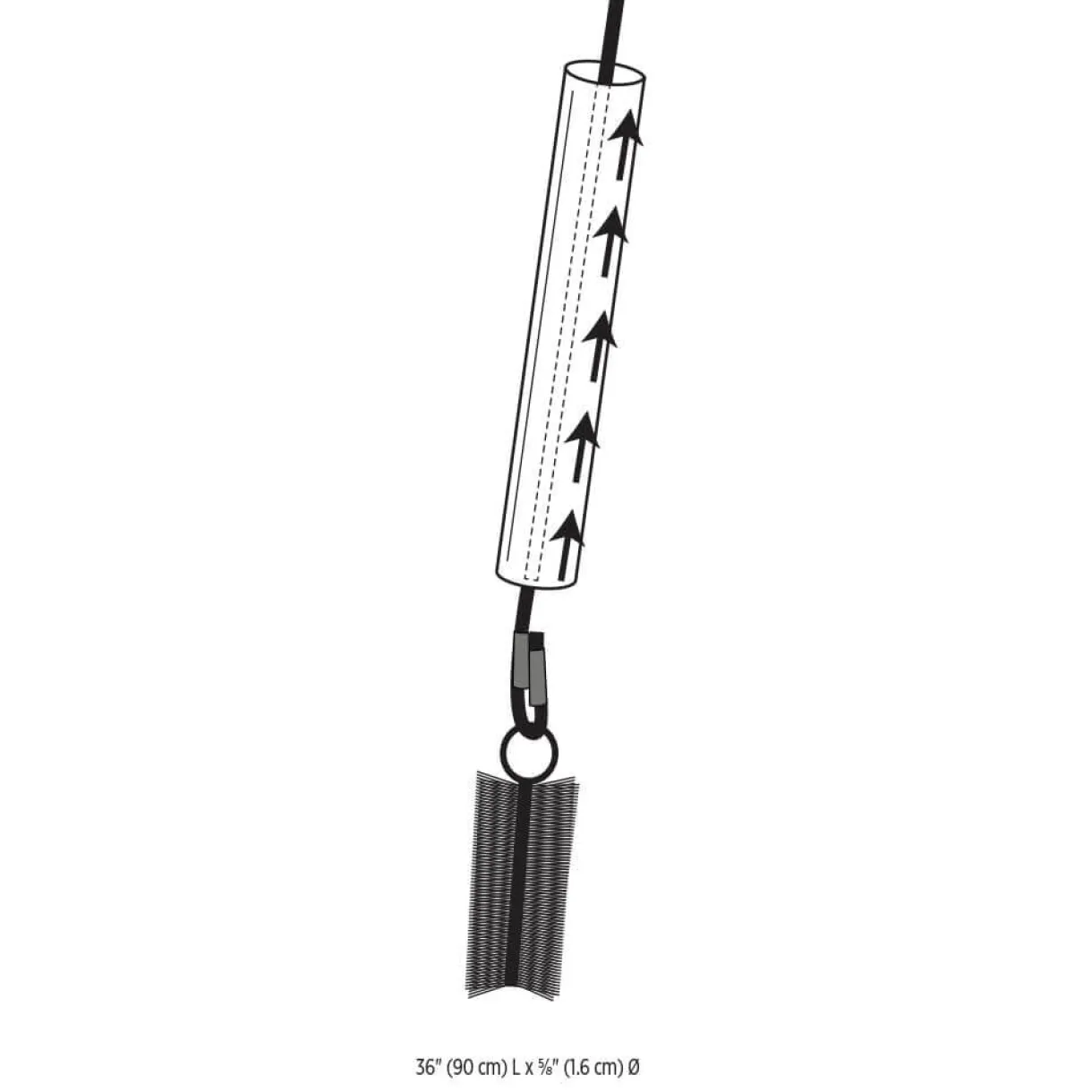 Fluval Pull-Thru Hose Brush