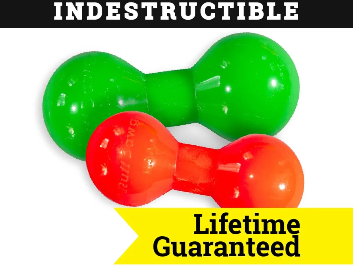 Indestructible Rubber Big Dawg Barbell Assorted Regular 6"x2.5"