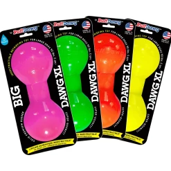 Indestructible Rubber Big Dawg Barbell Assorted XL 8"x4.5"