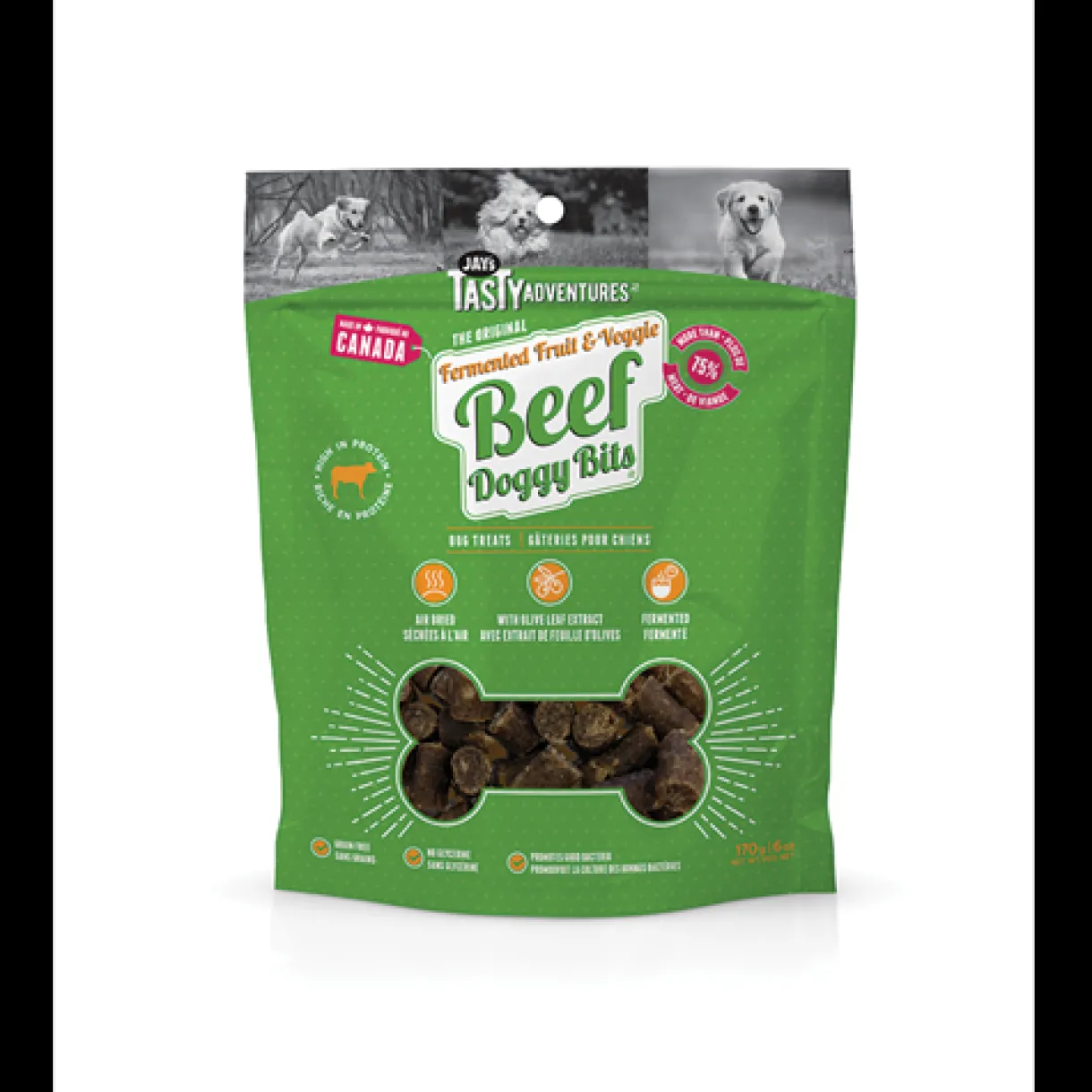 Jays Fermented Fruit & Veggie Beef Dog Treats 170g