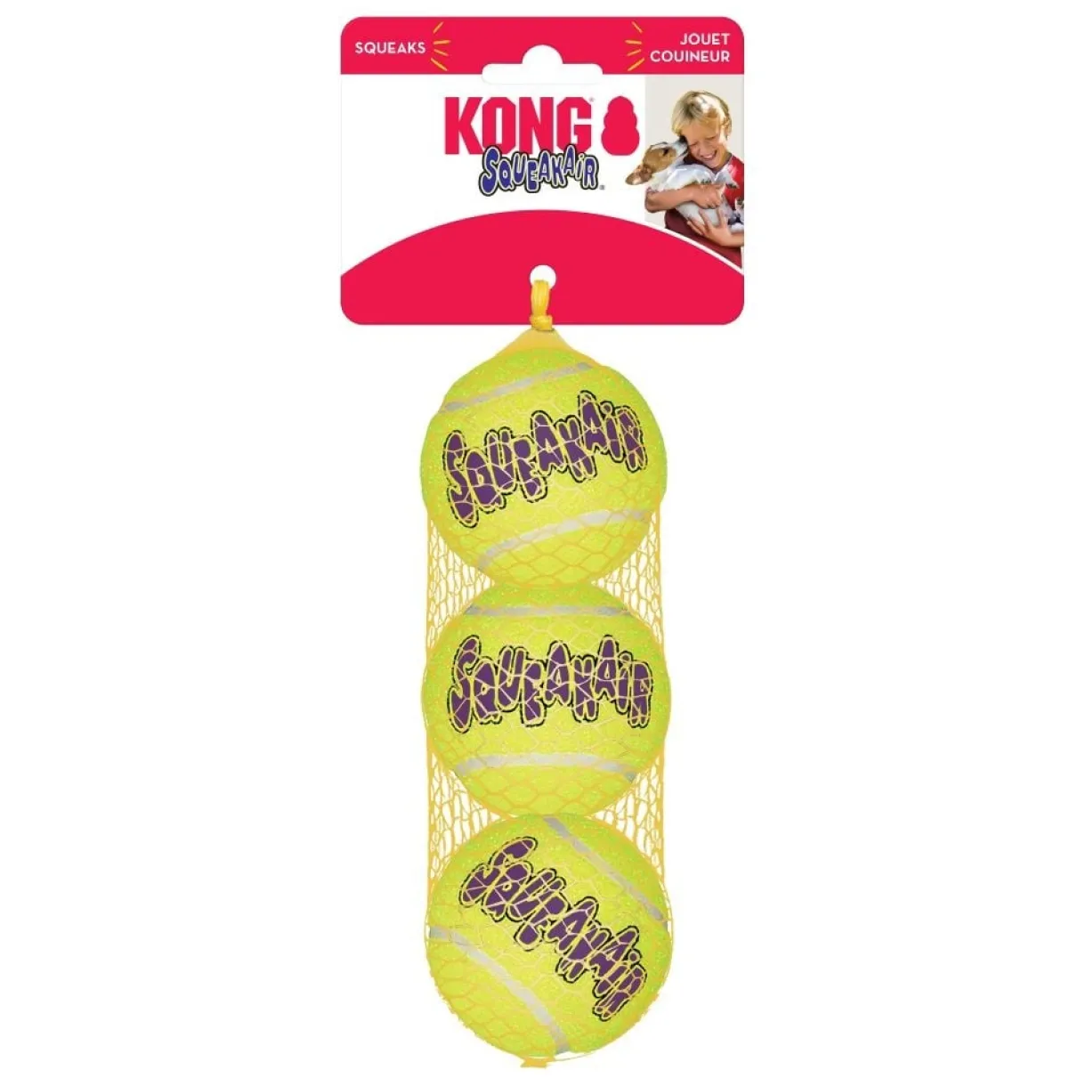 Kong SqueakAir Ball Medium 3pk