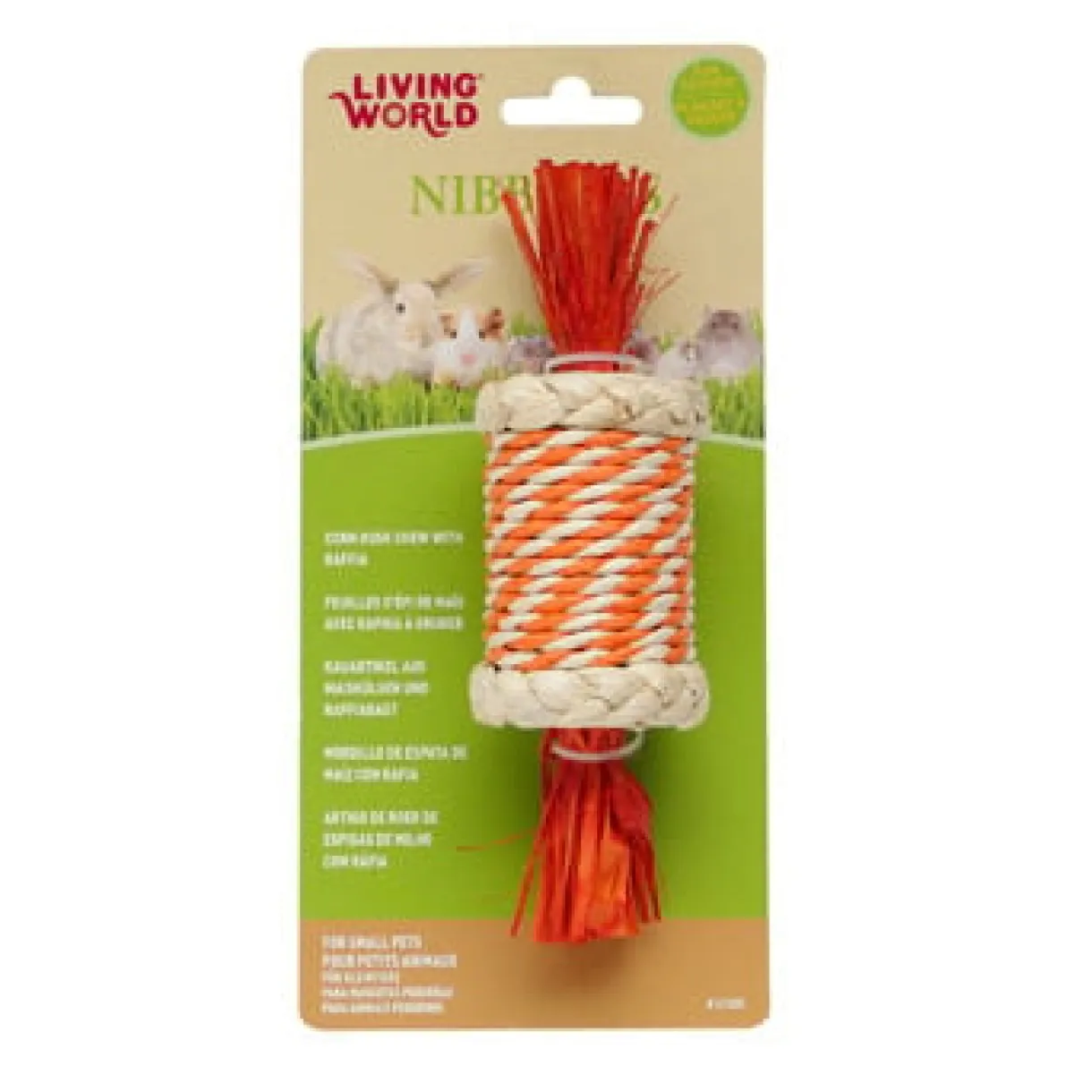 Living World Nibblers Candy Corn Husk Chew
