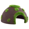 Mossy Ceramic Coconut 4" Aquarium Ornament