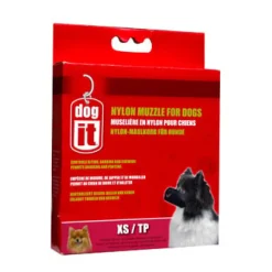 Nylon Dog Muzzle Black X Small (10cm/3.9")