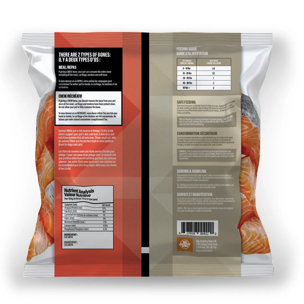 Salmon FIllets 1lb