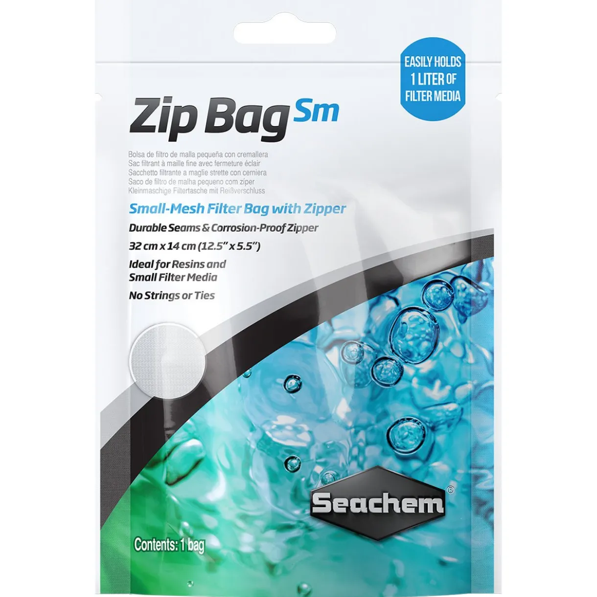 Seachem Zip Bag - Small Mesh - 12.5"x5.5"