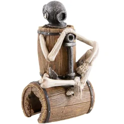 Skeleton Diver Aquarium Ornament