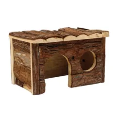 Tree House Real Wood Cabin - Medium - 28 cm (11") L x 17.5 cm (7") W x 17.5 cm (7") H